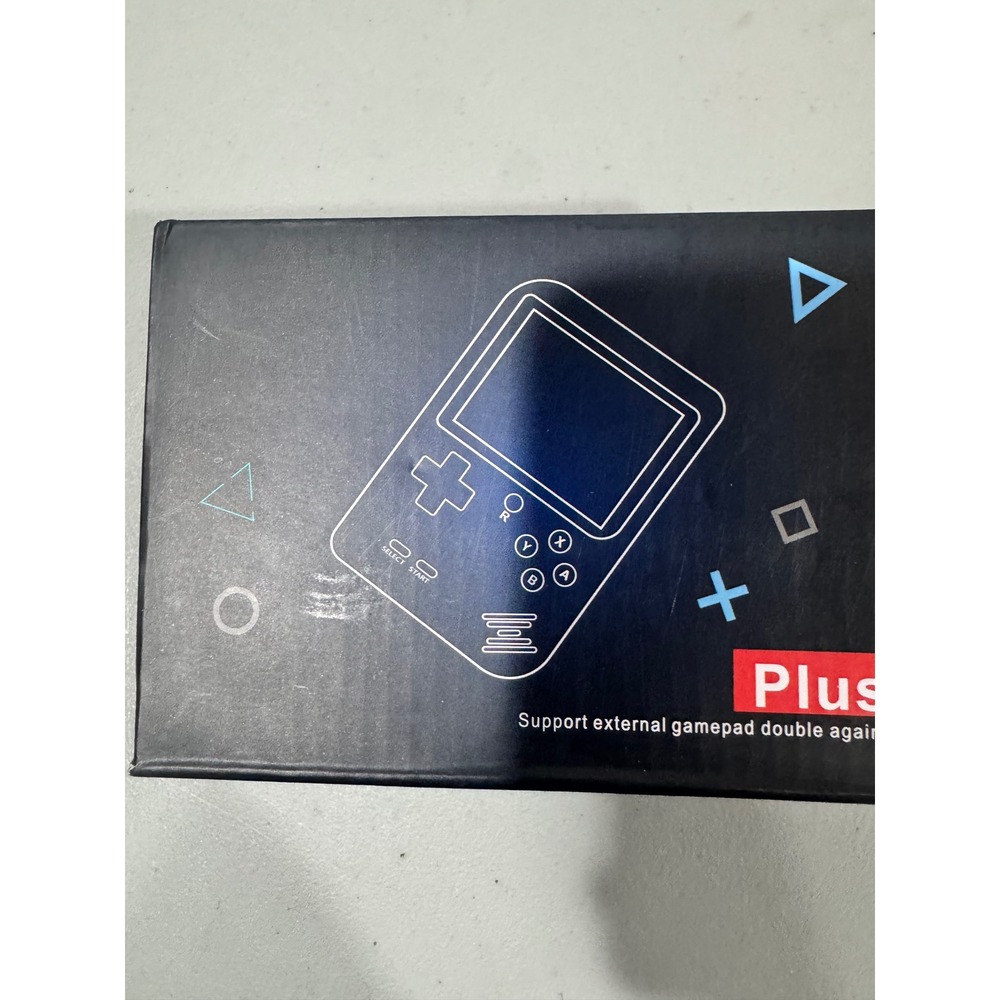 Retro Handheld Game Console Plus Red Portable Video‎ Game Player Rechargeable